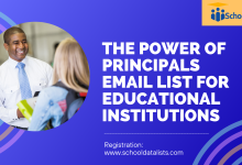 The Power of Principals Email List for Educational Institutions